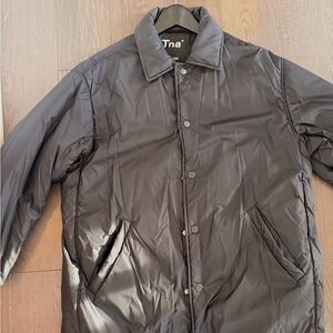 ARITZIA TNA Black Coaches Jacket